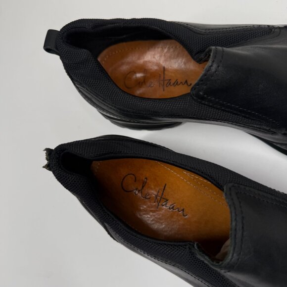 Cole Haan Slip-On Loafers Casual Black Leather Shoes Business Casual Size 9.5M - Picture 12 of 13